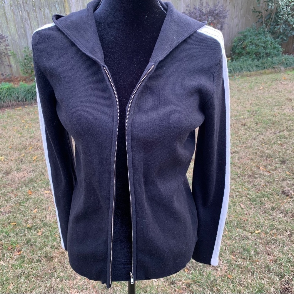 EVAN PICONE Sweater cable knit zip hoodie jacket cotton minimalist fall winter